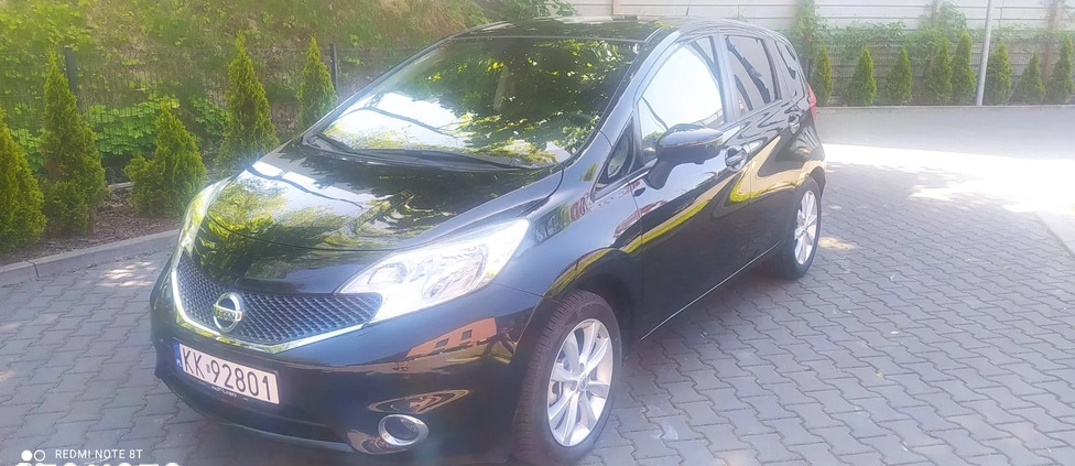 Nissan Note cena 33900 przebieg: 114000, rok produkcji 2014 z Kraków małe 781